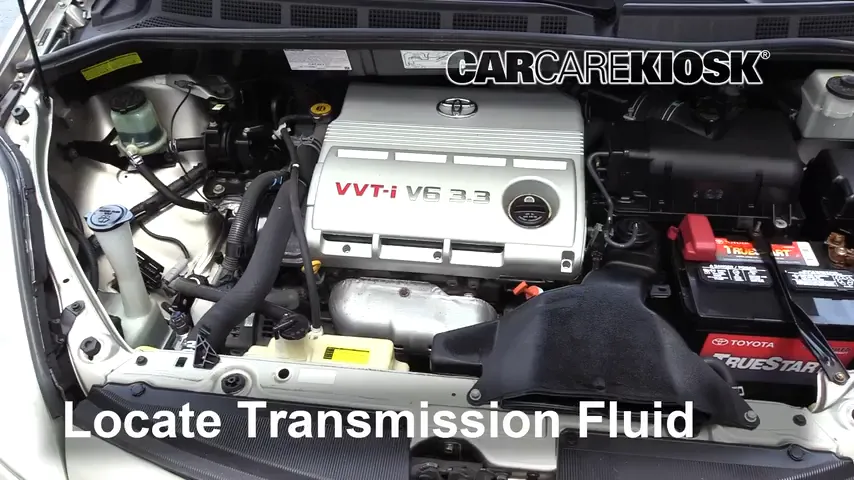 2006 Toyota Sienna LE 3.3L V6 Transmission Fluid Add Fluid